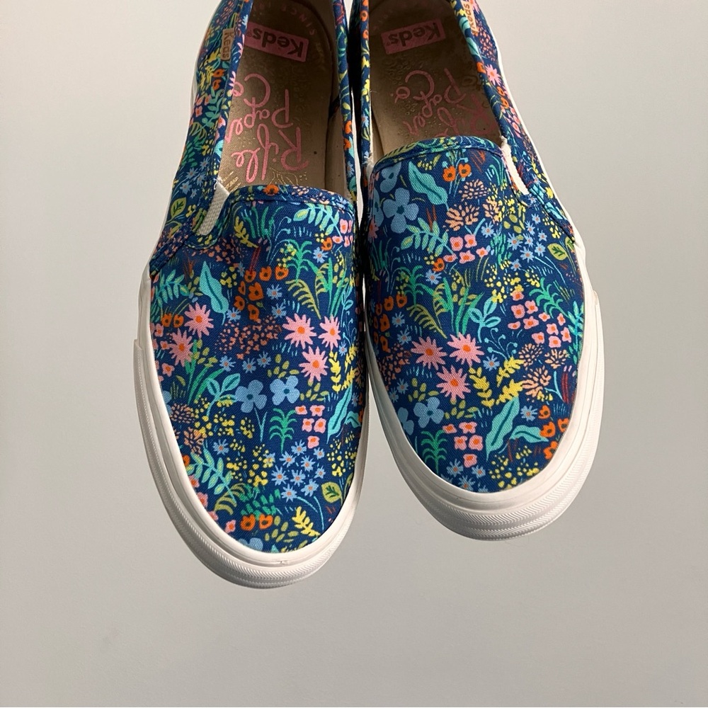 Keds X Rifle Paper Co. garden party slip on size 10
